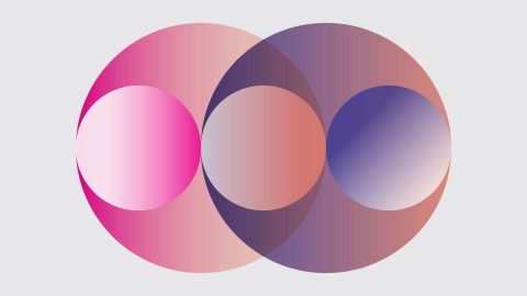 Circle creative illustration