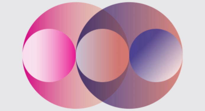 Circle creative illustration